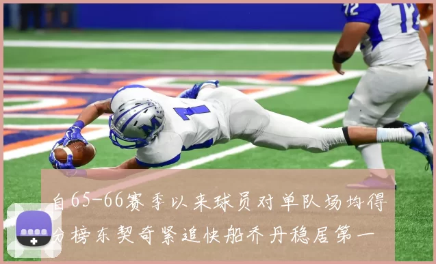 自65-66赛季以来球员对单队场均得分榜东契奇紧追快船乔丹稳居第一